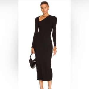 Jonathan Simkhai Standard Jane Midi Black Dress